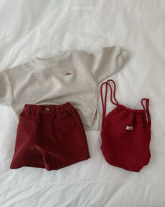 [minirobe]Asymmetric Sweatshirt