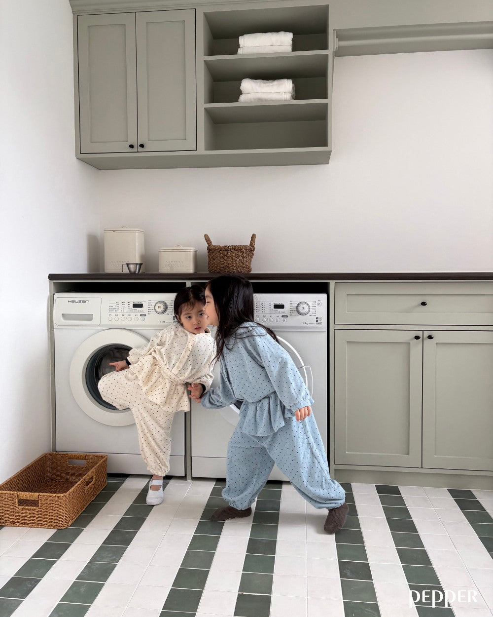 [pepper]dot terry cardigan