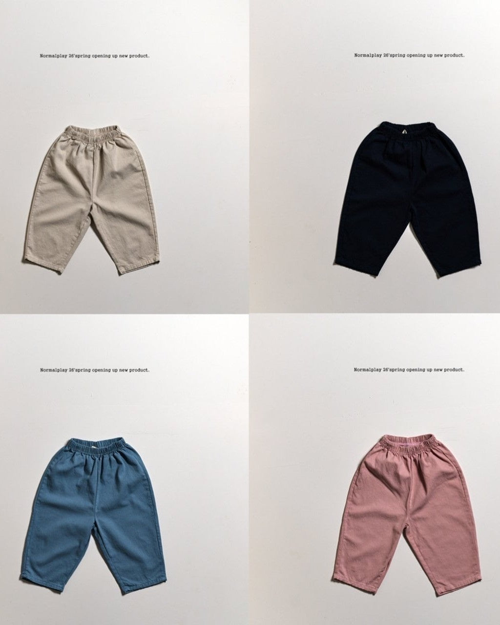 [NORMALPLAY]milky cotton pants