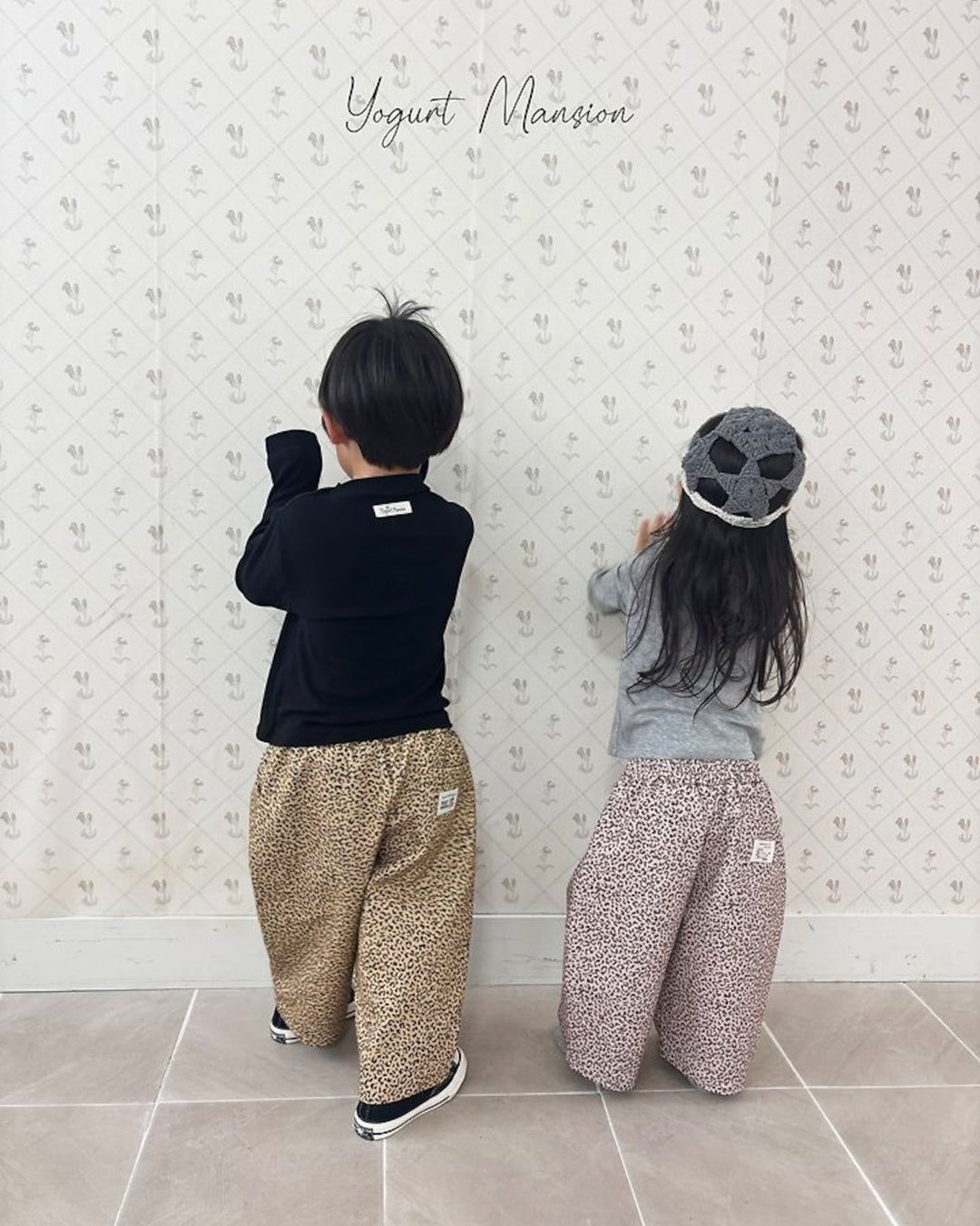 [yogurt mansion]leopard pants