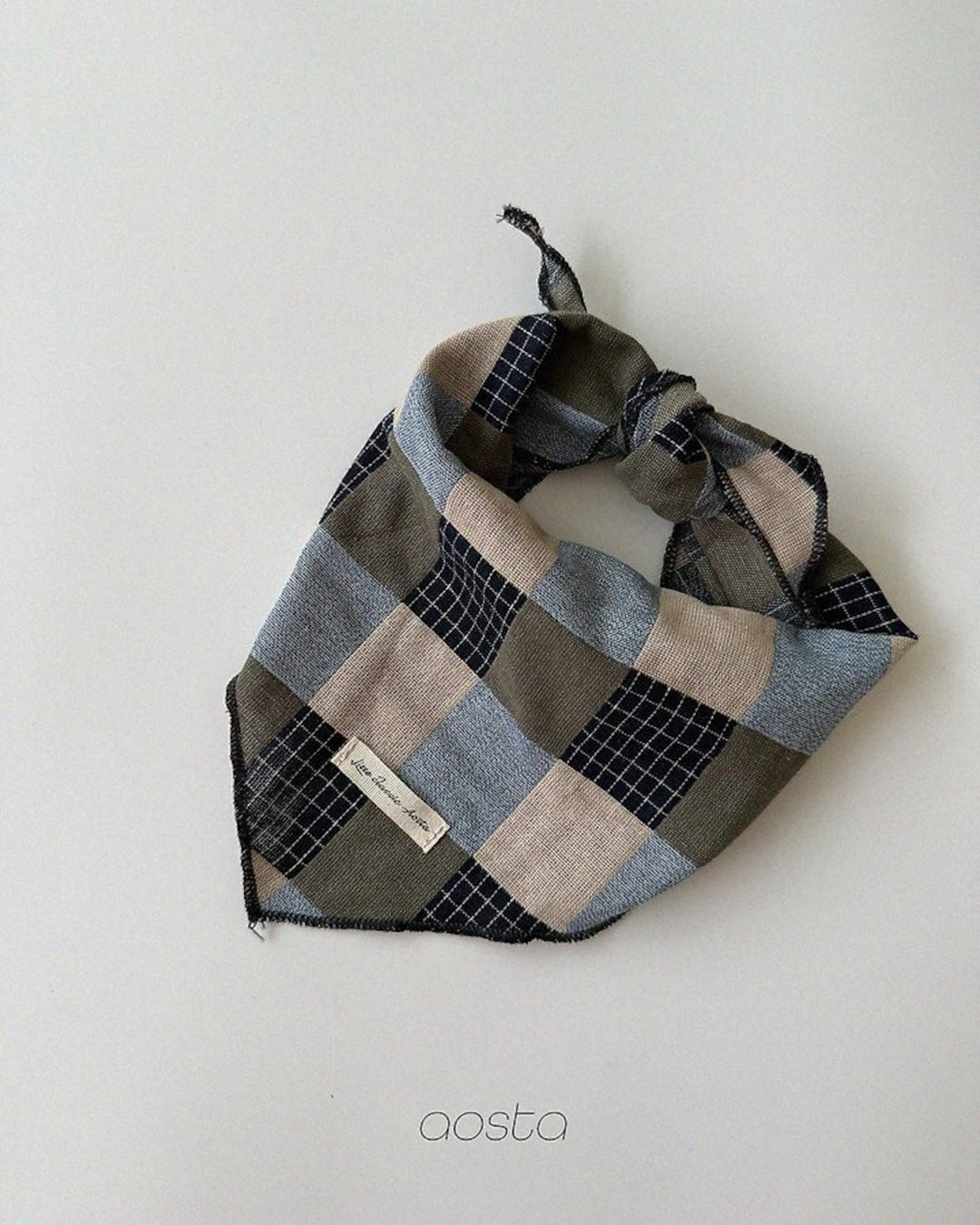[AOSTA]Patchwork Scarf