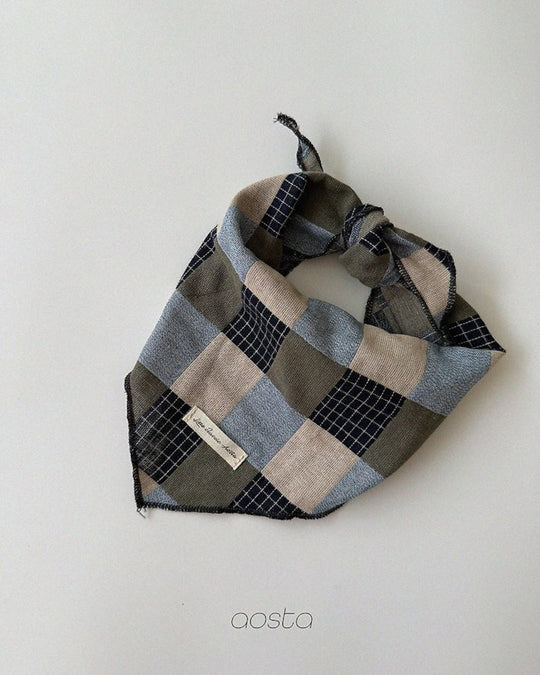 [AOSTA]Patchwork Scarf
