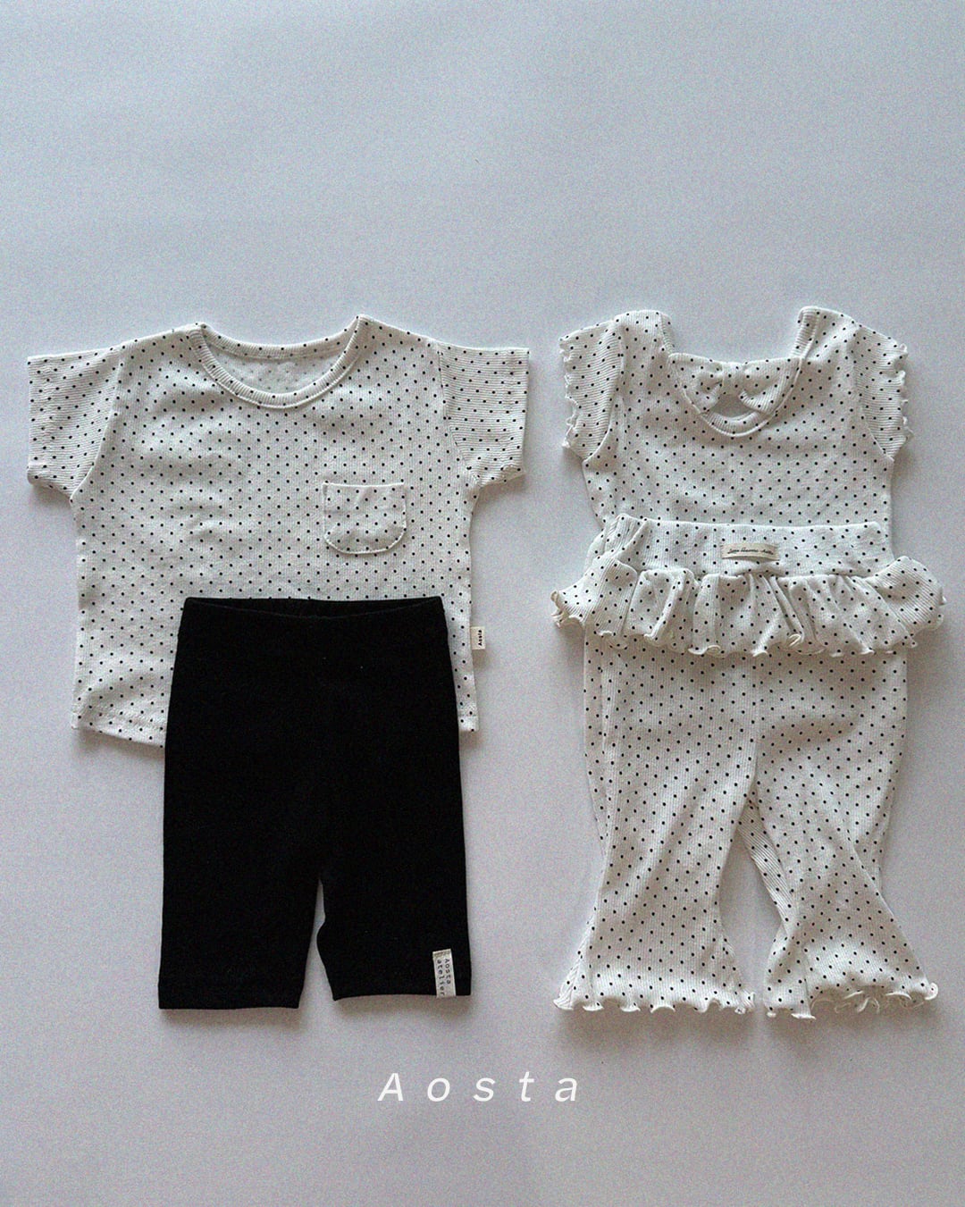 [aosta]kiki frill pants