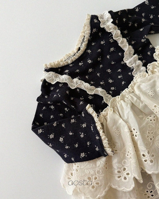 [AOSTA]Lace Cancan Blouse