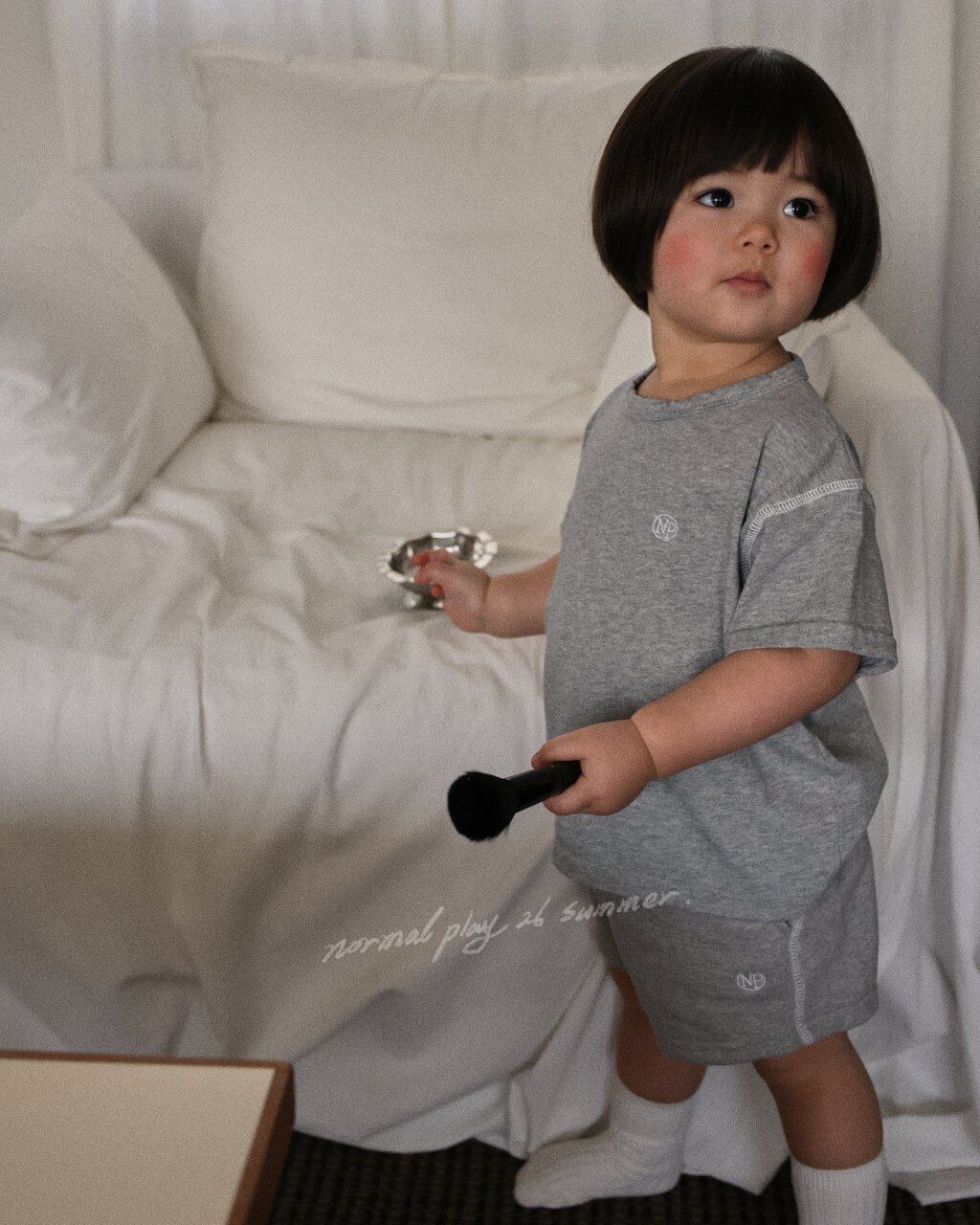 [NORMAL PLAY]French single short sleeve T