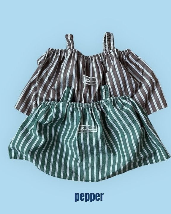 [pepper]coconut elastic waist blouse