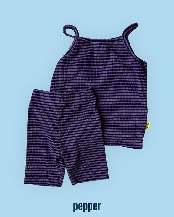 [pepper]mulberry striped camisole
