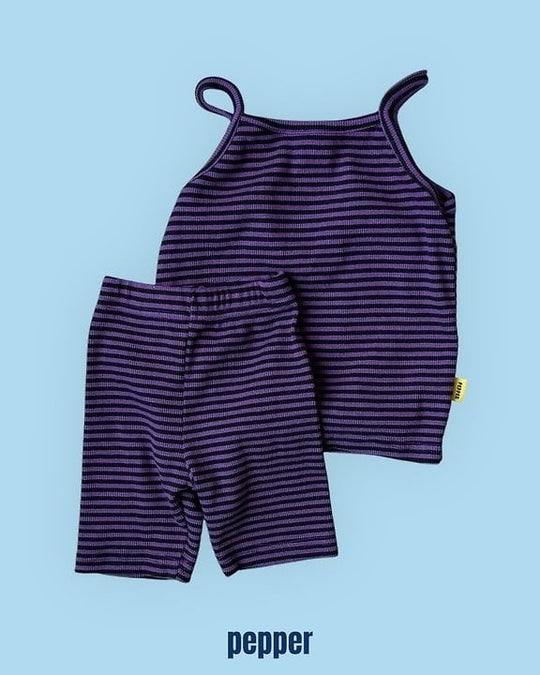[pepper]mulberry striped camisole