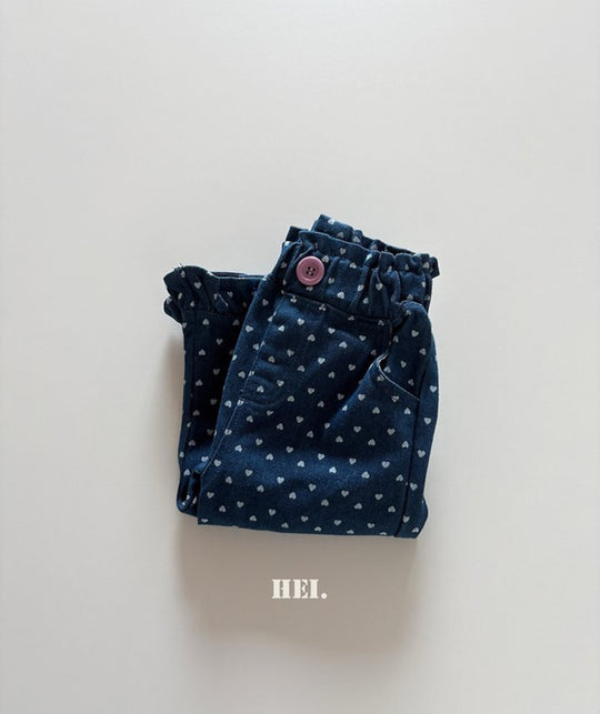 [Hei]フリルデニムPT