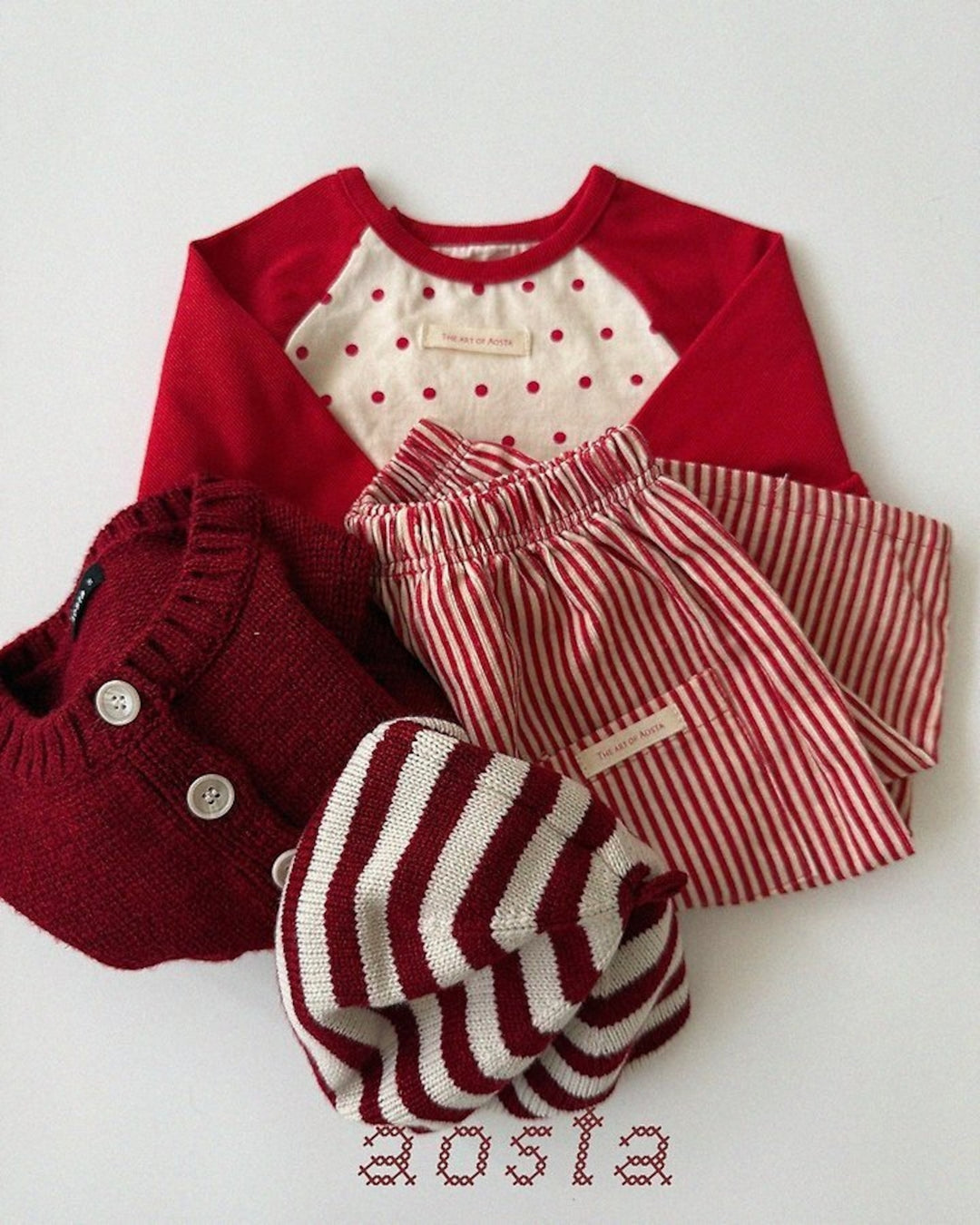 [AOSTA]Knit Cookie Beret