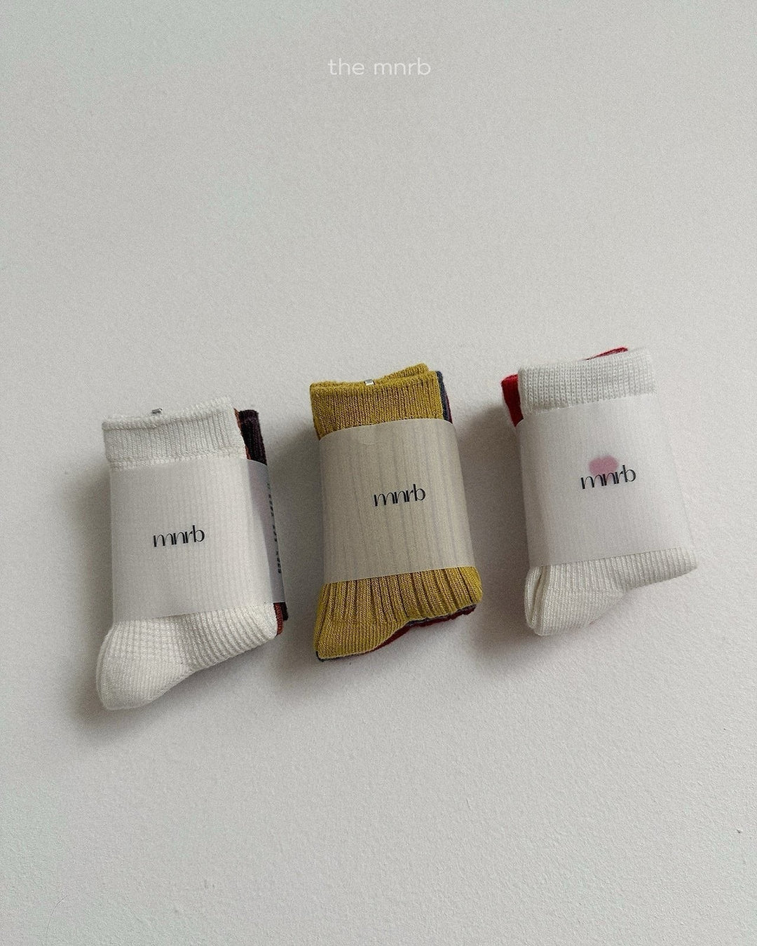 [minirobe]Cotton Rib Socks 3 Set