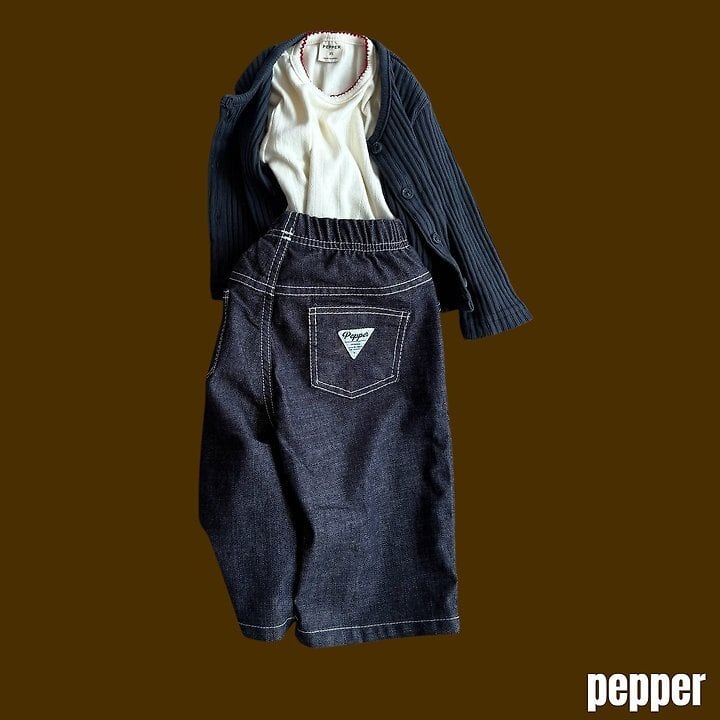 [pepper]pepperノンフェードデニムパンツ