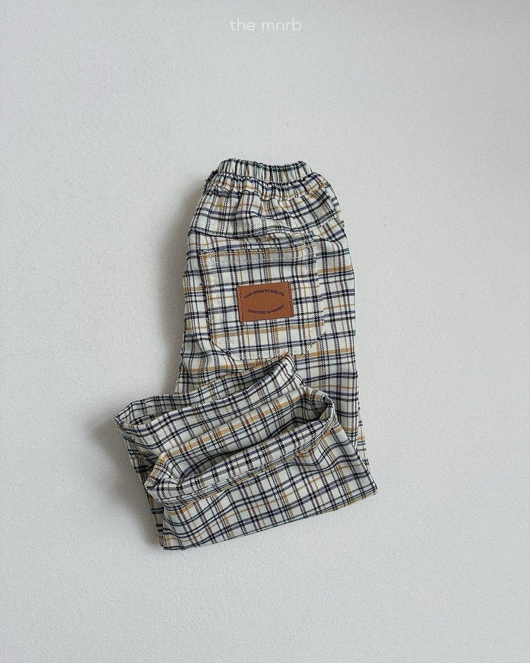 [minirobe]Adele Check Pants