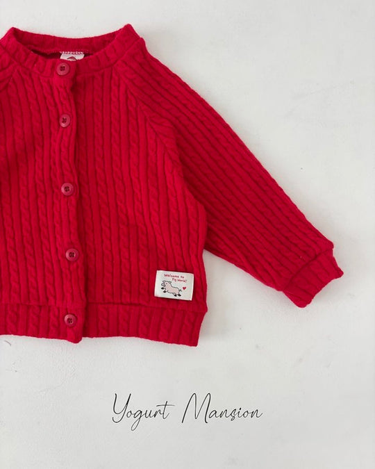[yogurt mansion]crayon cardigan