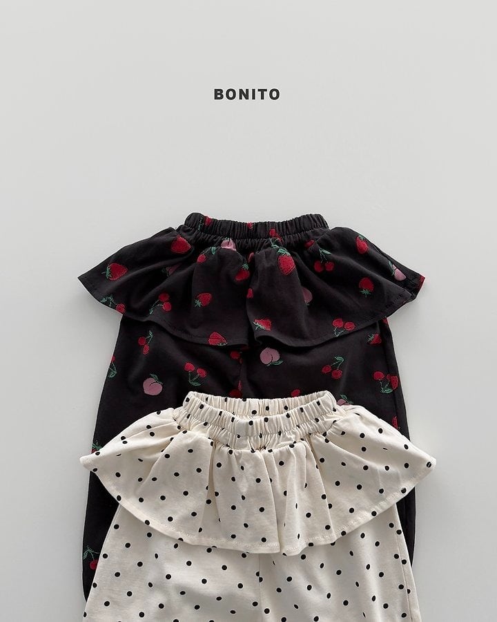 [BONITO]frill jogger pants