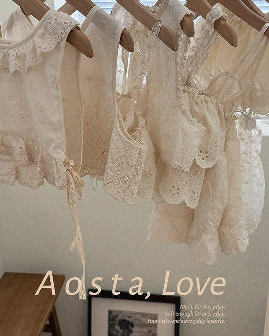 [AOSTA]Lace Open Vest