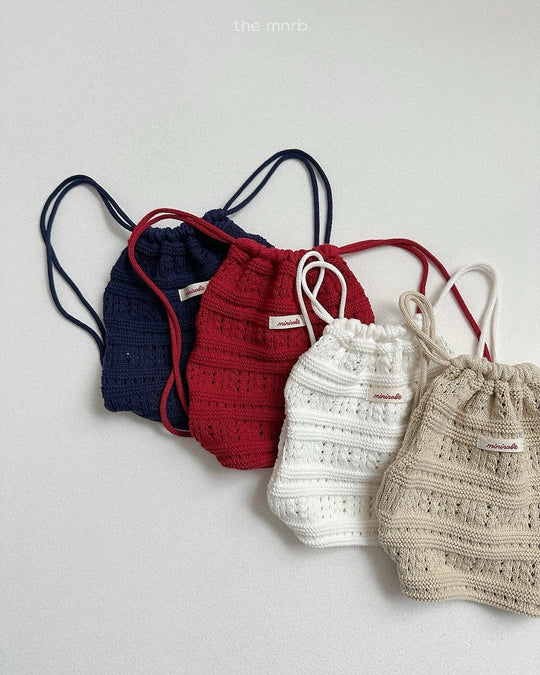 [minirobe]Crochet knit bag