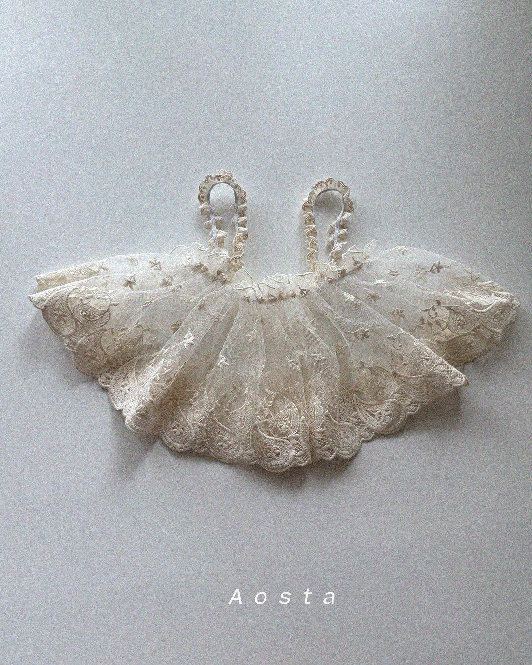 [aosta]lace strap bustier