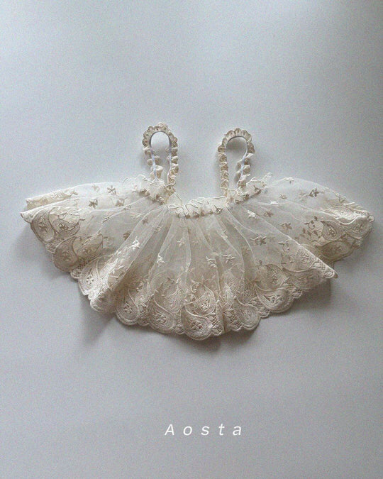 [aosta]lace strap bustier