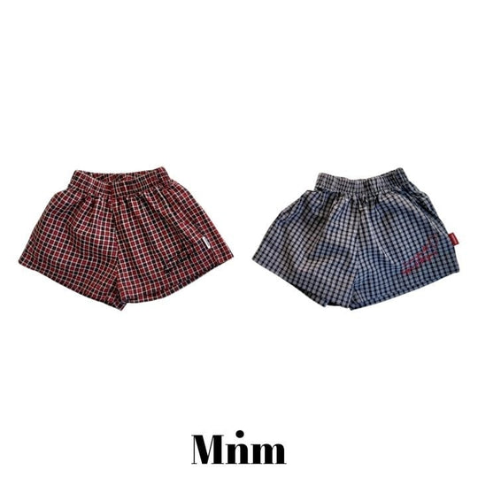 [MINIMAL]check trunk pants