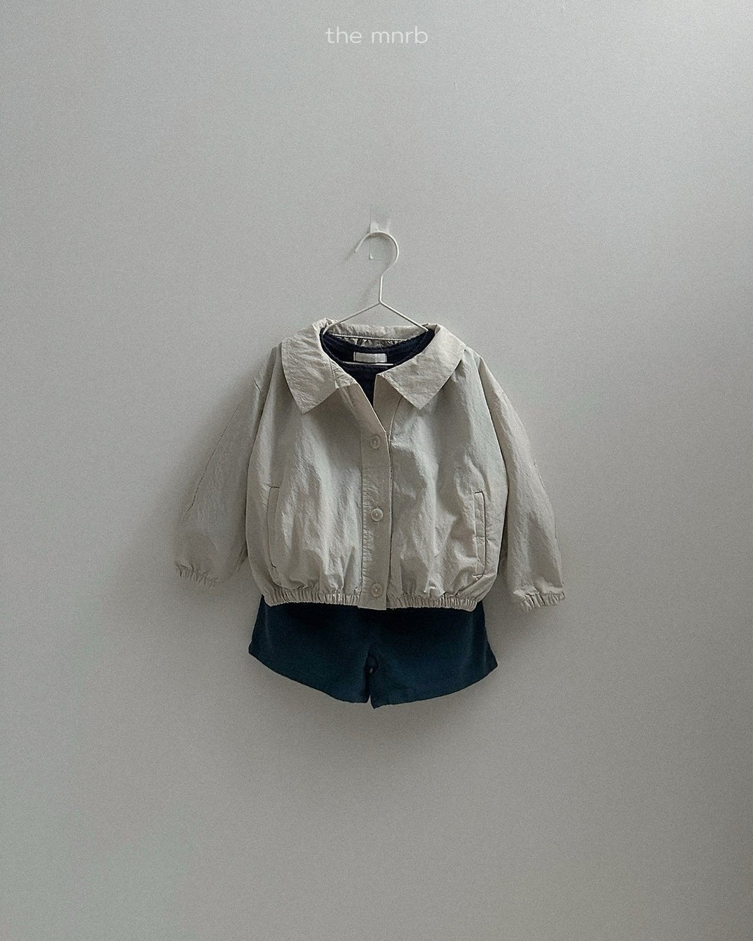 [minirobe]Ruffle Short Trench