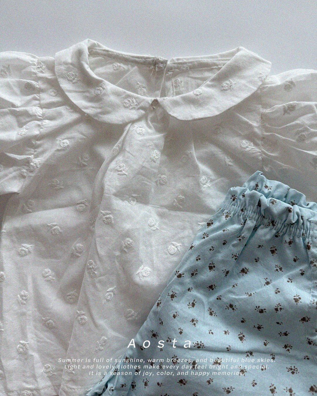 [aosta]collar blouse