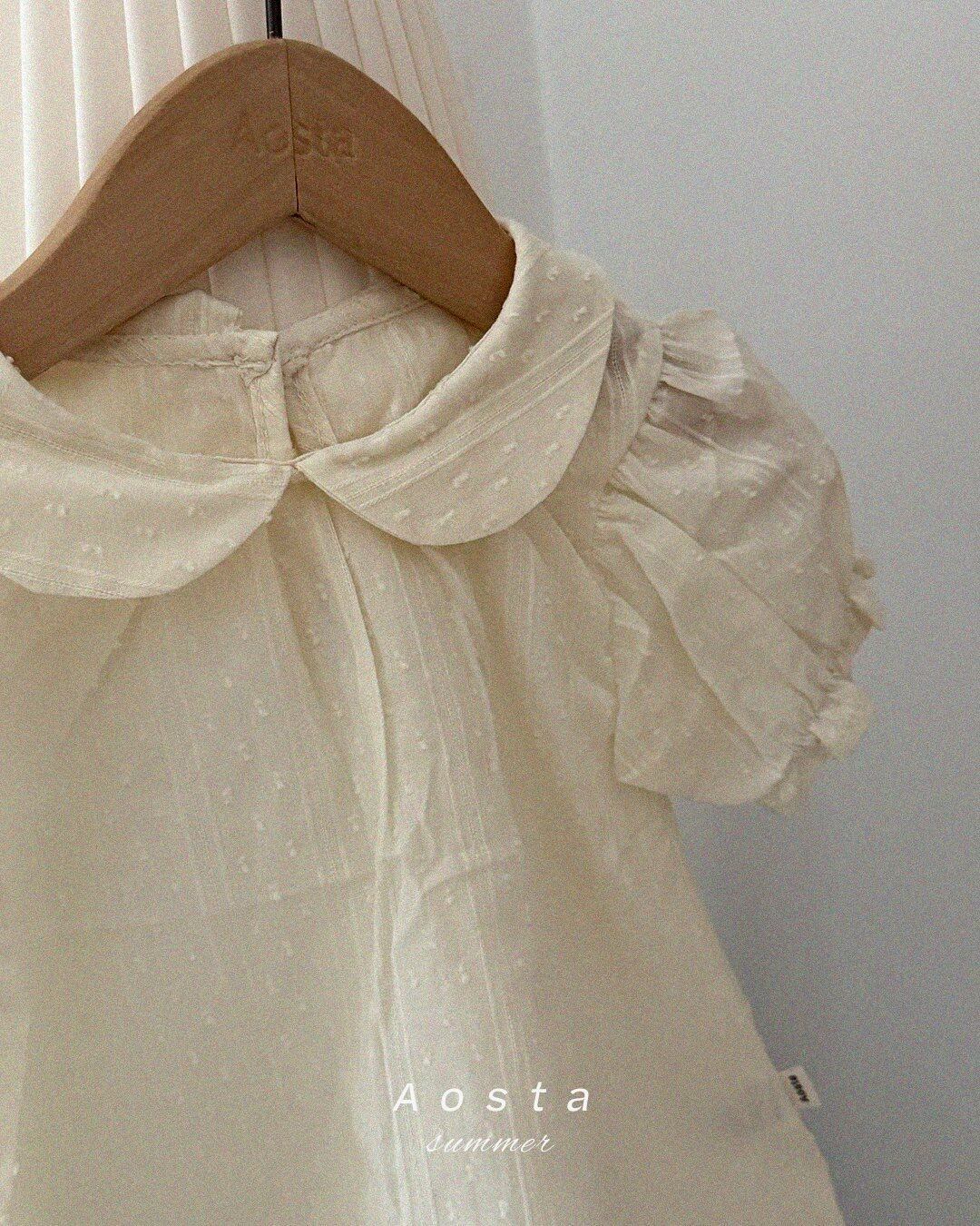 [aosta]collar blouse