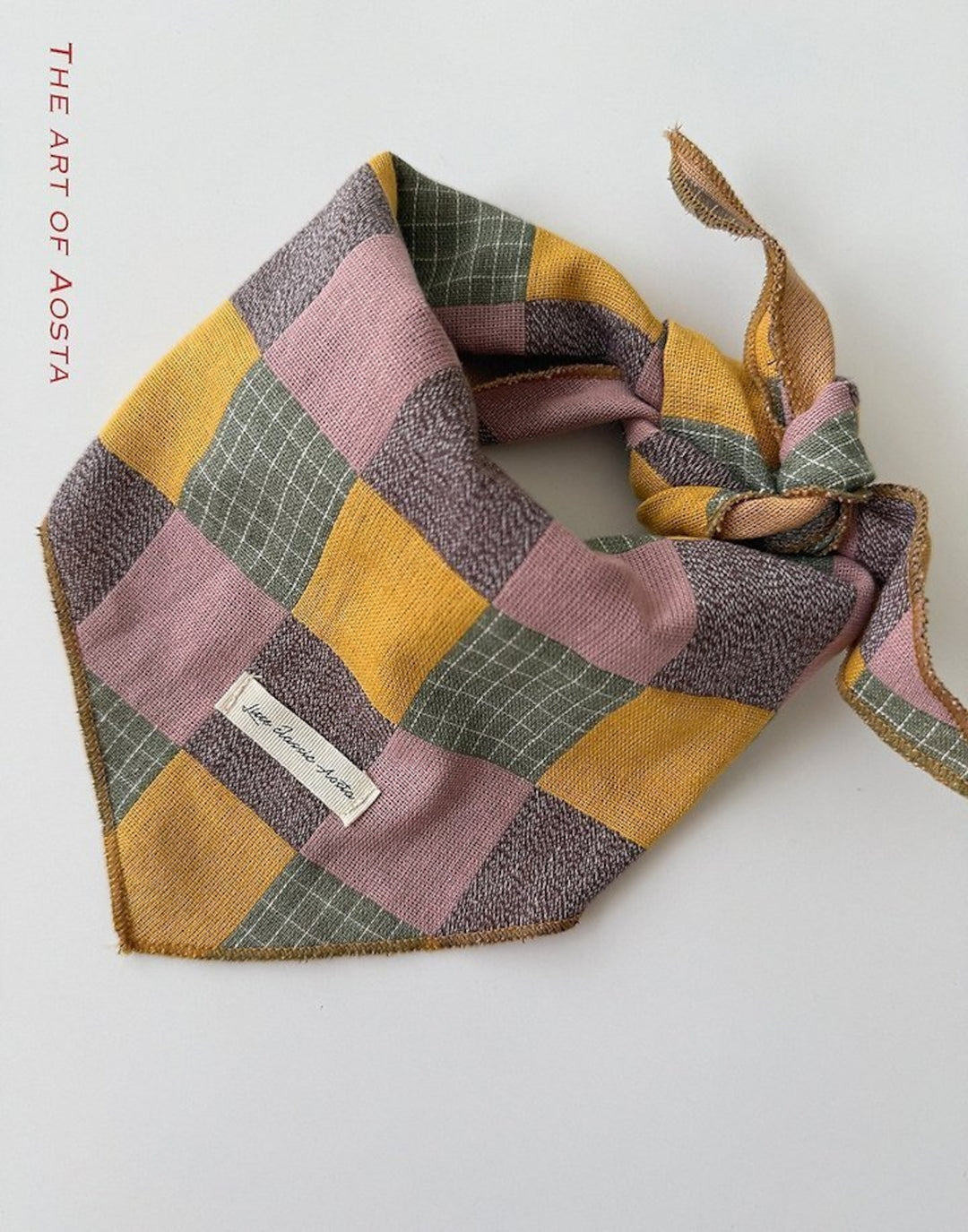 [AOSTA]Patchwork Scarf