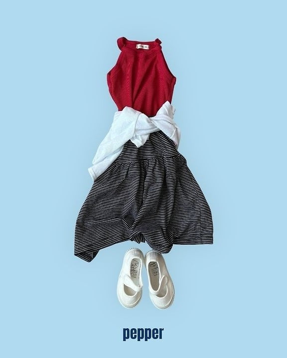 [pepper]pepper halter sleeveless