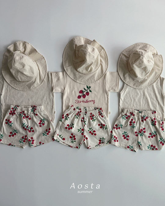 [aosta]linen sleeveless T