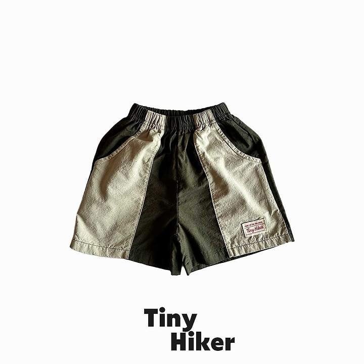 [TinyHiker]venice color block short pants