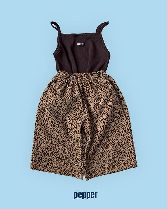 [pepper]leopard print pants