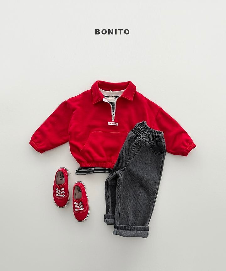 [BONITO]ハーフジップアップMTM