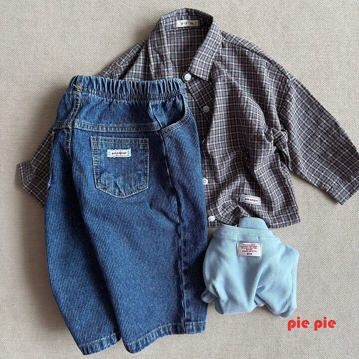 [pie]コーデュロイデニムPT