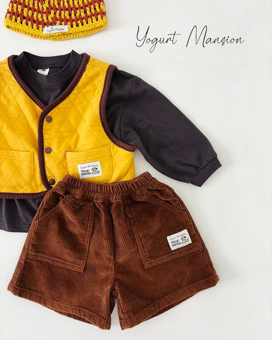 [yogurt mansion]caramel vest