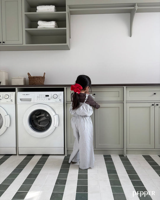 [pepper]stripe gaucho pants