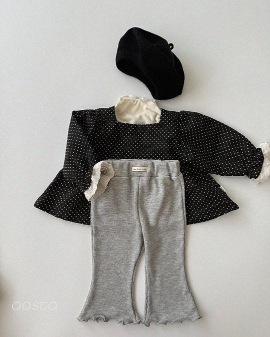[AOSTA]Milk Dot Blouse