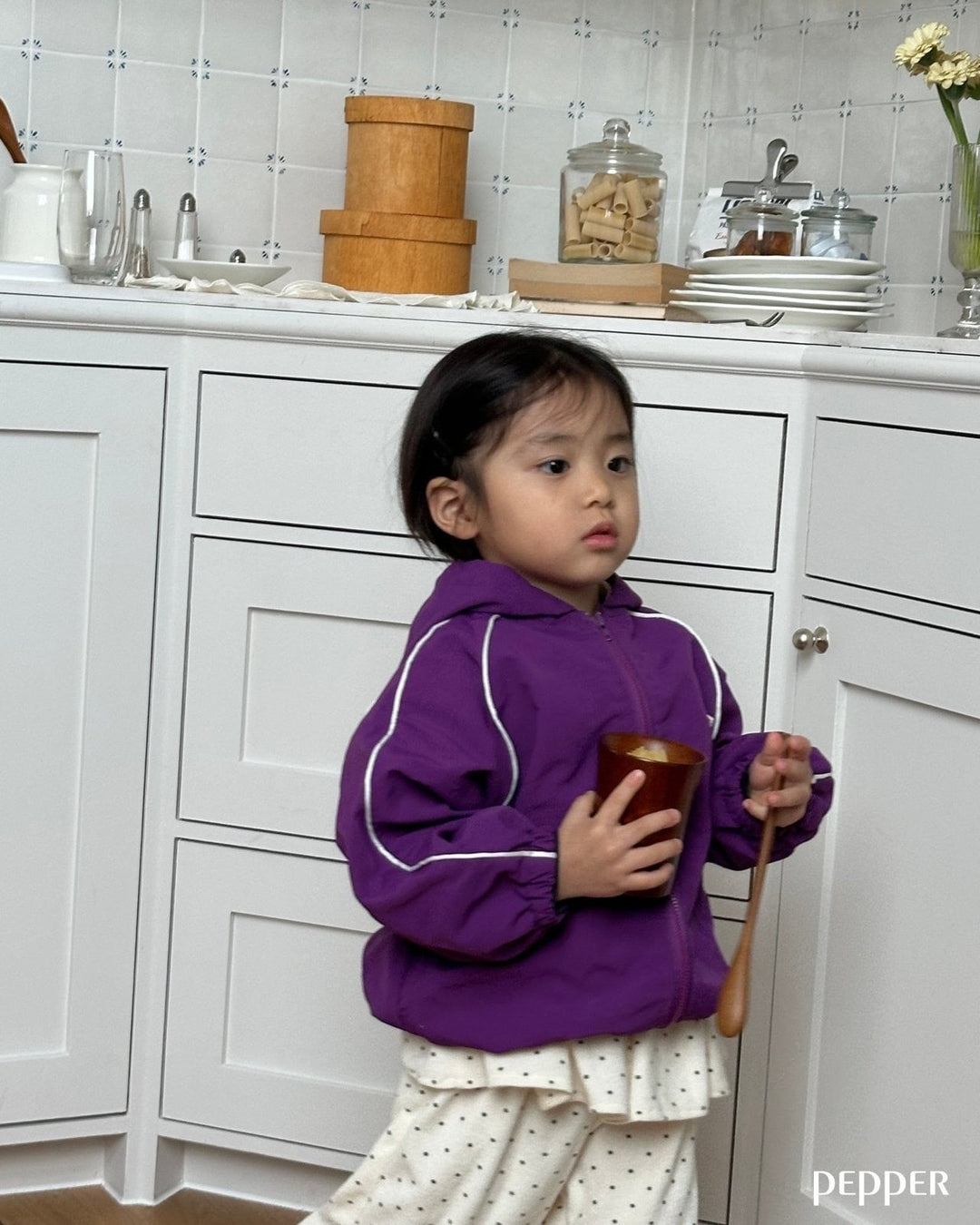 [pepper]plum wind breaker