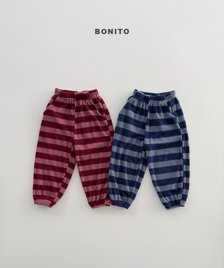 [BONITO]ボーダーニットジョガーパンツ