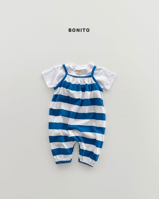 [BONITO]big border overall