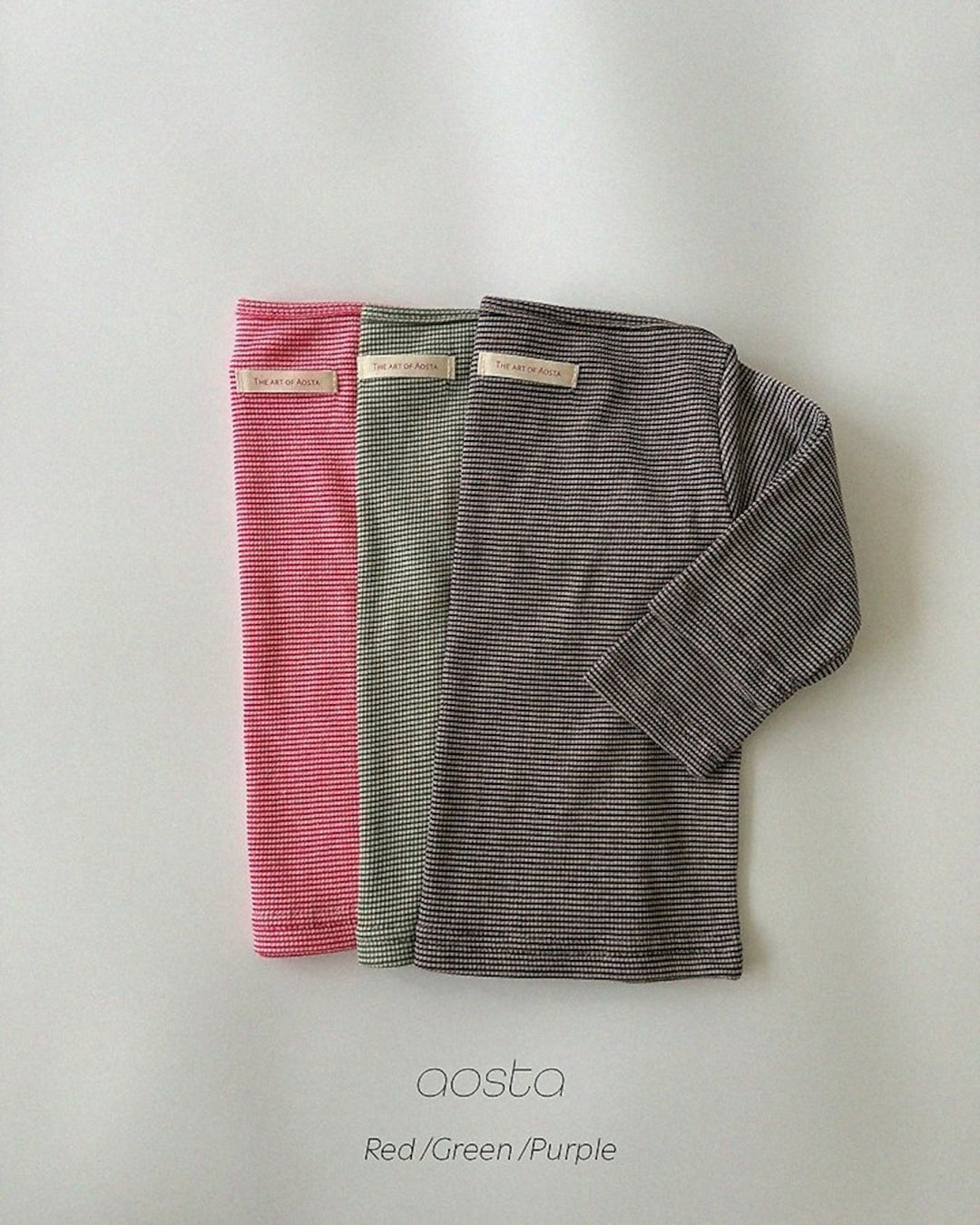[AOSTA]Boat Neck T