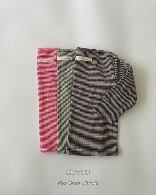 [AOSTA]Boat Neck T