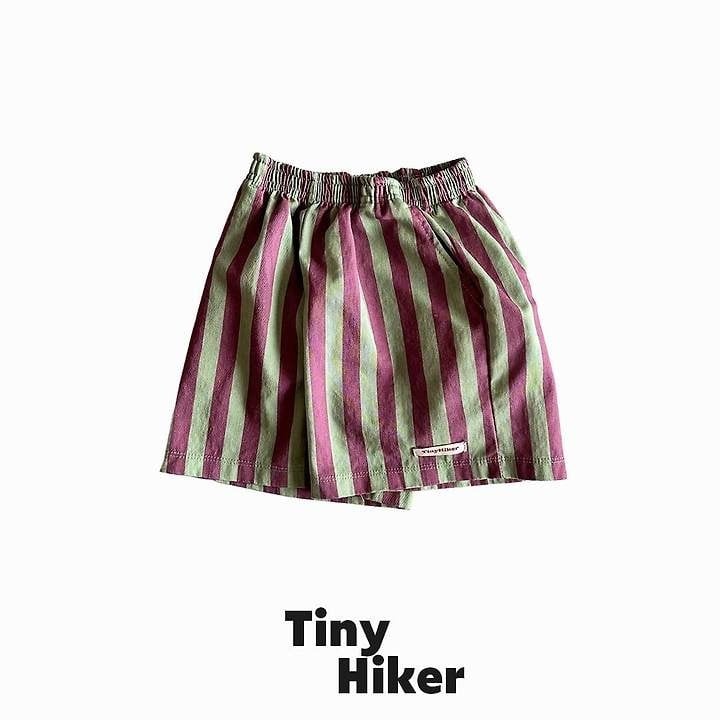 [TinyHiker]capri stripe short pants