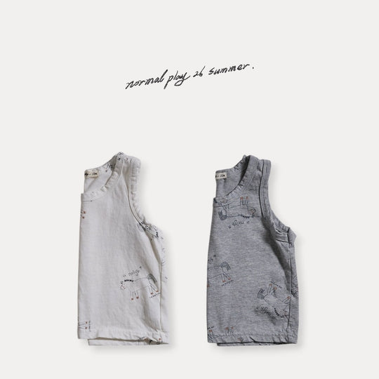 [NORMAL PLAY]pony sleeveless shirt