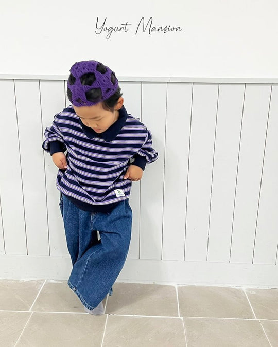 [yogurt mansion]stripe collar MTM