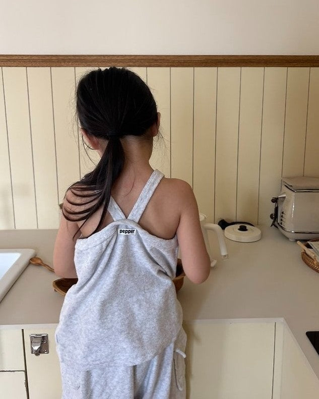 [pepper]ketchup terry sleeveless