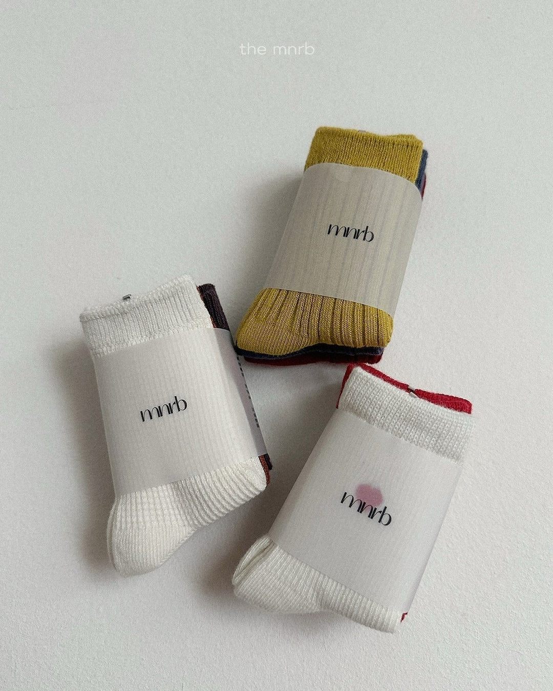 [minirobe]Cotton Rib Socks 3 Set