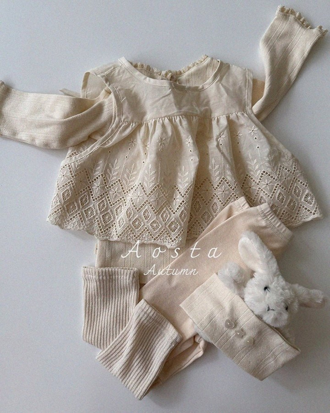 [AOSTA]Lace Jenny OpenVest