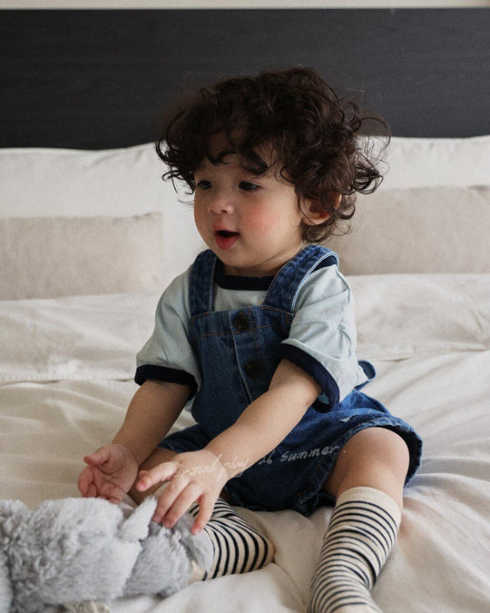[NORMAL PLAY]papi denim overalls