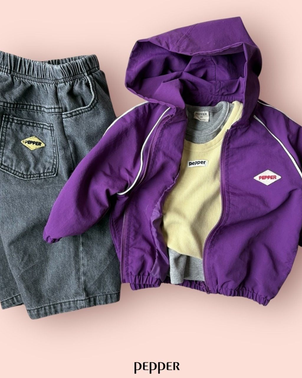 [pepper]plum wind breaker